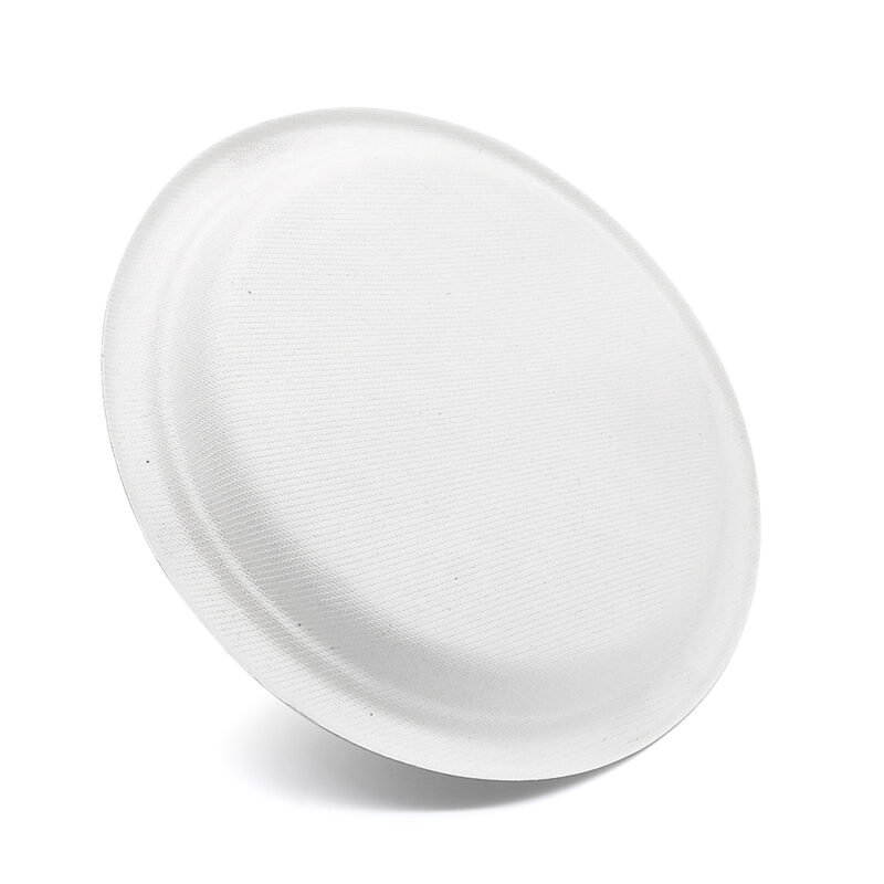 9" Bagasse Round Plate - Image 3