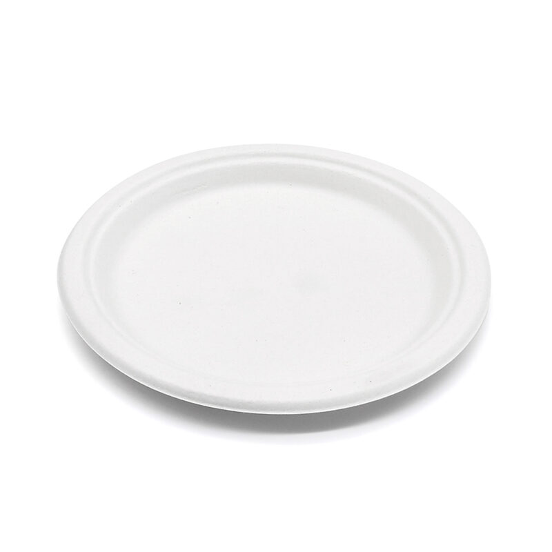9" Bagasse Round Plate - Image 5
