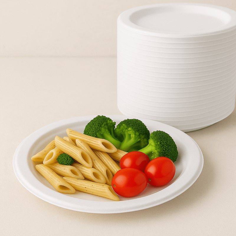 9" Bagasse Round Plate