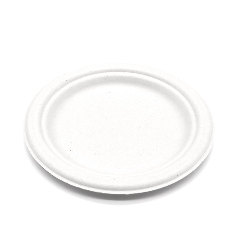 7" Bagasse Round Plate - Image 3