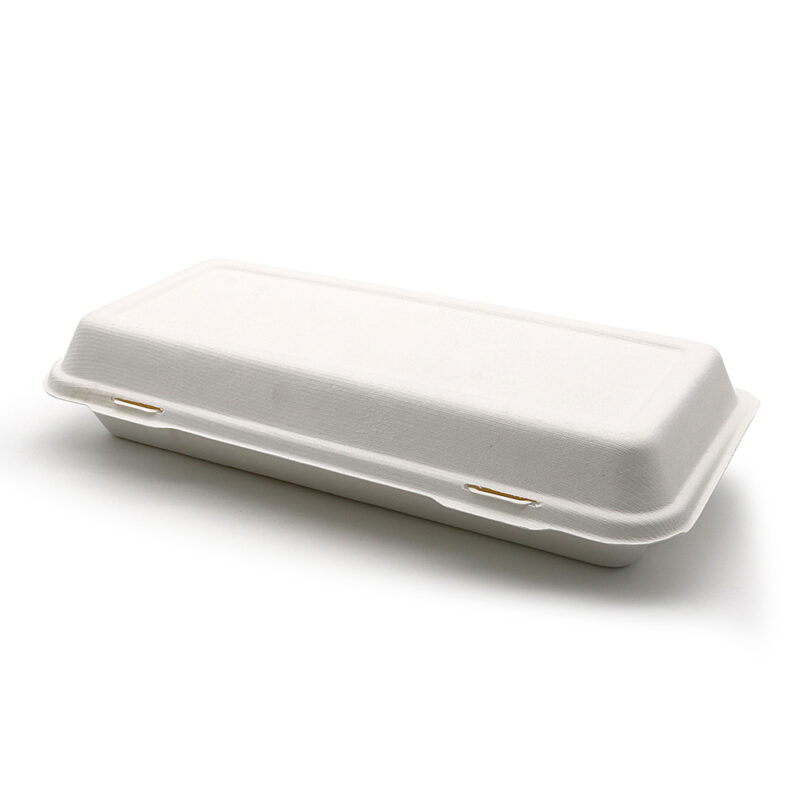13" x 6" Bagasse Fish & chips box (L) - Image 6